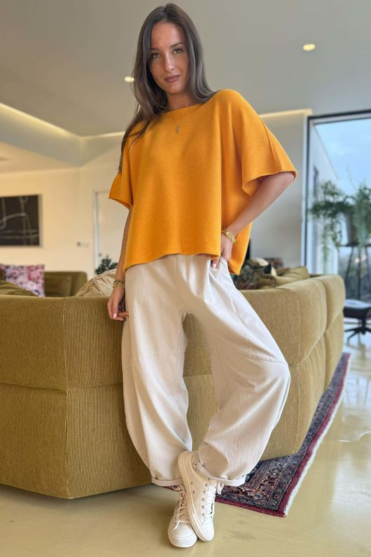 Conrad Layer Knit Marigold